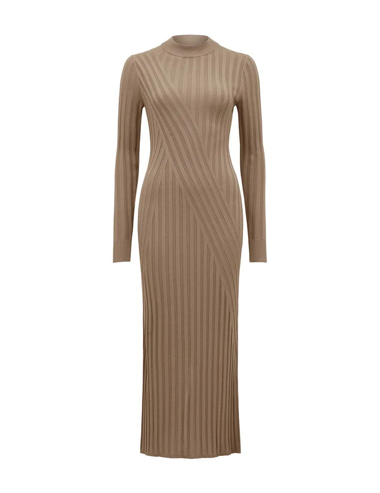 Melody Rib Transfer Midi Dress