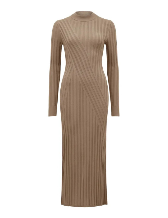 Melody Rib Transfer Midi Dress