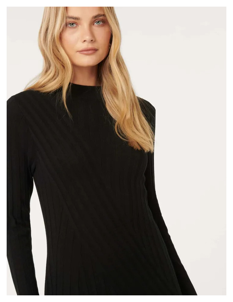 Melody Rib Transfer Midi Dress